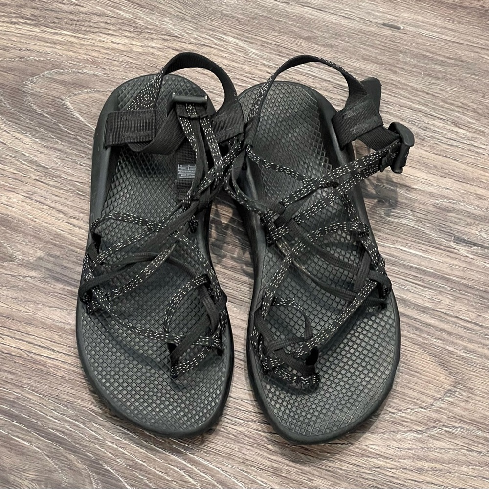 Chaco ZX/3 Women's 10‎ Black Classic Sport Sandals Adjustable Strap